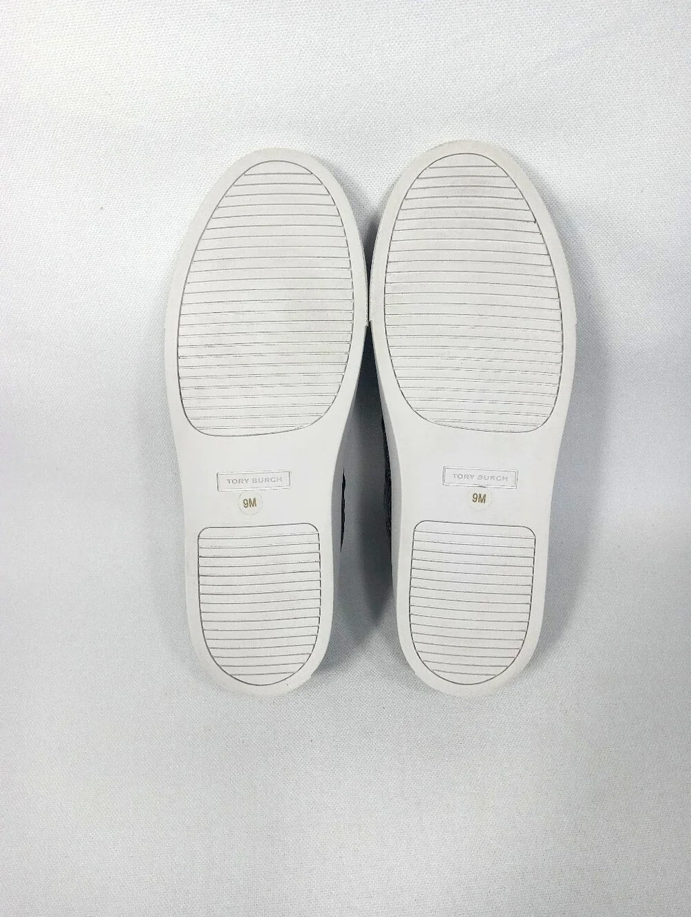 TORY BURCH Marion Quilted Metallic Leather Sneakers Women's Size 9 M
